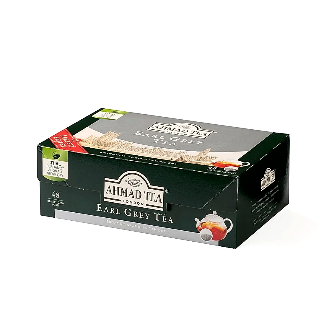 Earl Grey Bergamoltu Çay (Demlik Süzen) 48x3.2 gr - Ahmad Tea