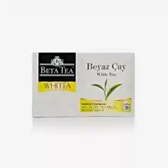Beyaz Çay Bardak Poşet 20’li - Beta