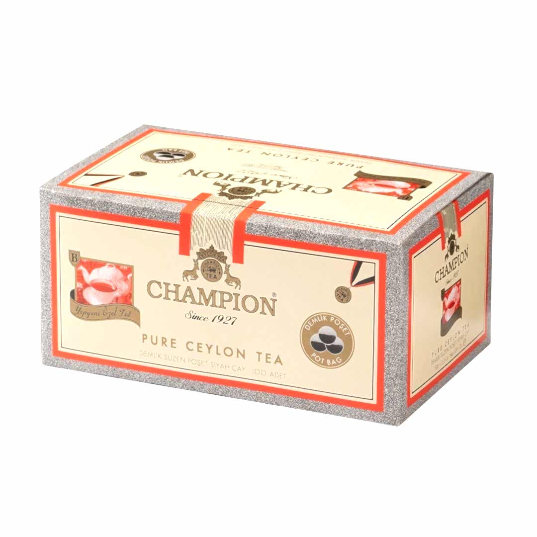 Champion | Pure Ceylon Siyah Çay (Demlik Süzen) 100x3.2 gr
